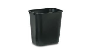 Deskside Container, 7 Gallon/28 QT, Black