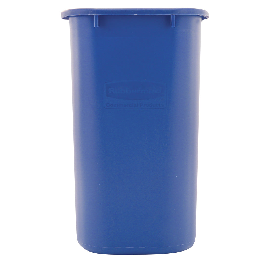 Deskside Recycling Container, 7 Gallon/28 QT, Blue