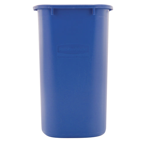 Deskside Recycling Container, 7 Gallon/28 QT, Blue